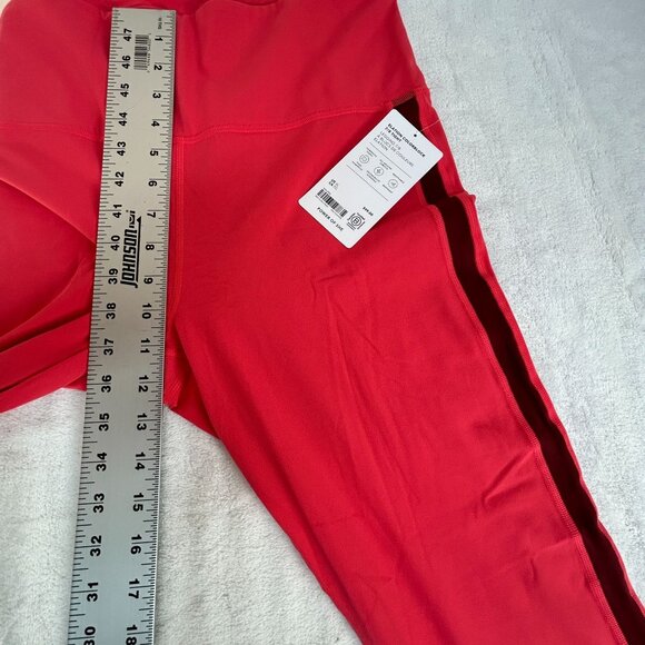 Athleta Elation High Rise Colorblock 7/8 Tight Leggings Red Yoga Pant XL New $99 - Picture 7 of 10